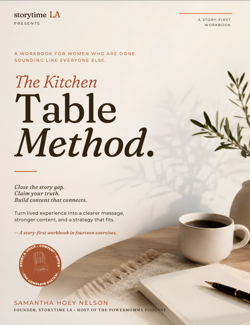 The Kitchen Table Method workbook cover